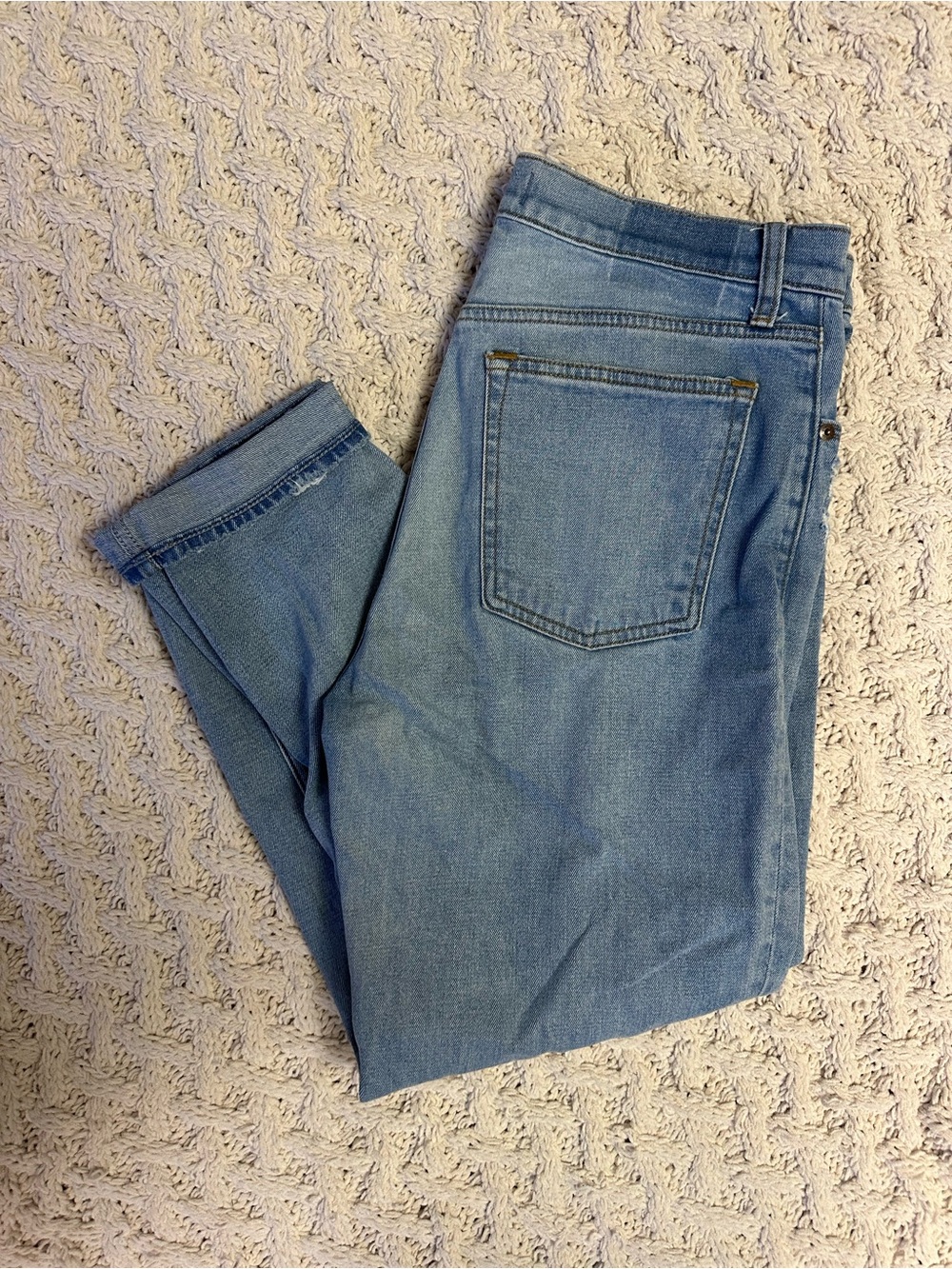 Abercrombie & Fitch Light Blue Slim-Straight Jeans